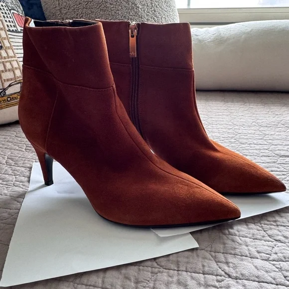 NEW‼️Aquataila Marabella Suede Bootie, Bronze Brown Sz. 7.5